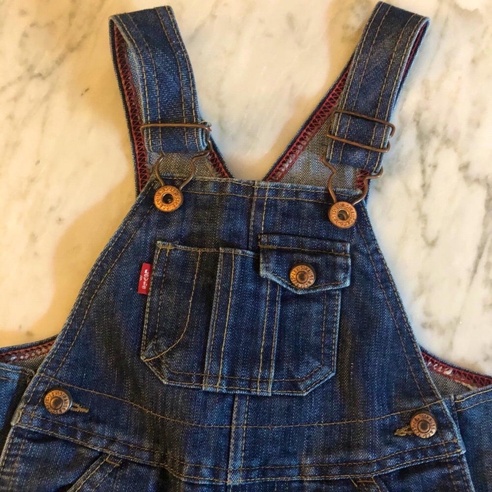 Levi 18month denim overalls